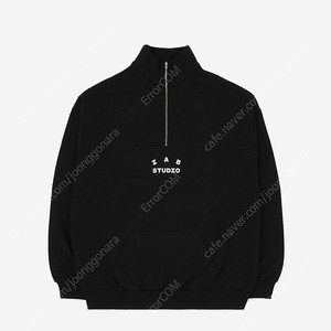 IAB 아이앱 스튜디오 하프집업 블랙 XL