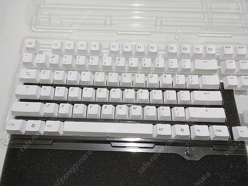 화이트그린 이중사출 키캡 판매합니다 이미지