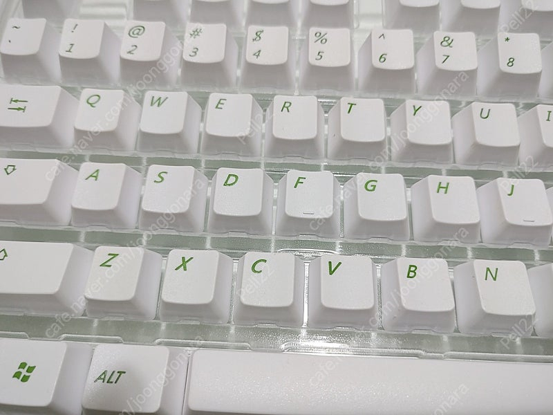 화이트그린 이중사출 키캡 판매합니다 이미지