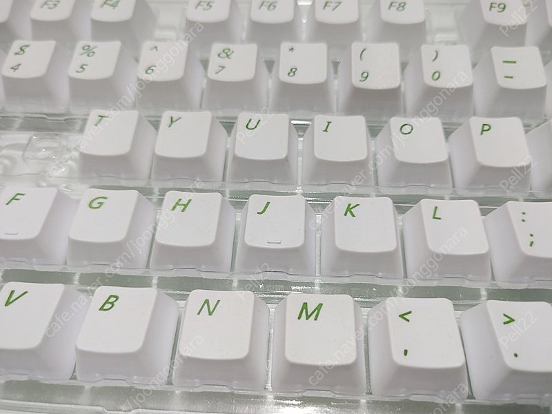 화이트그린 이중사출 키캡 판매합니다 이미지