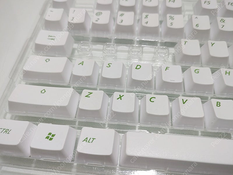 화이트그린 이중사출 키캡 판매합니다 이미지