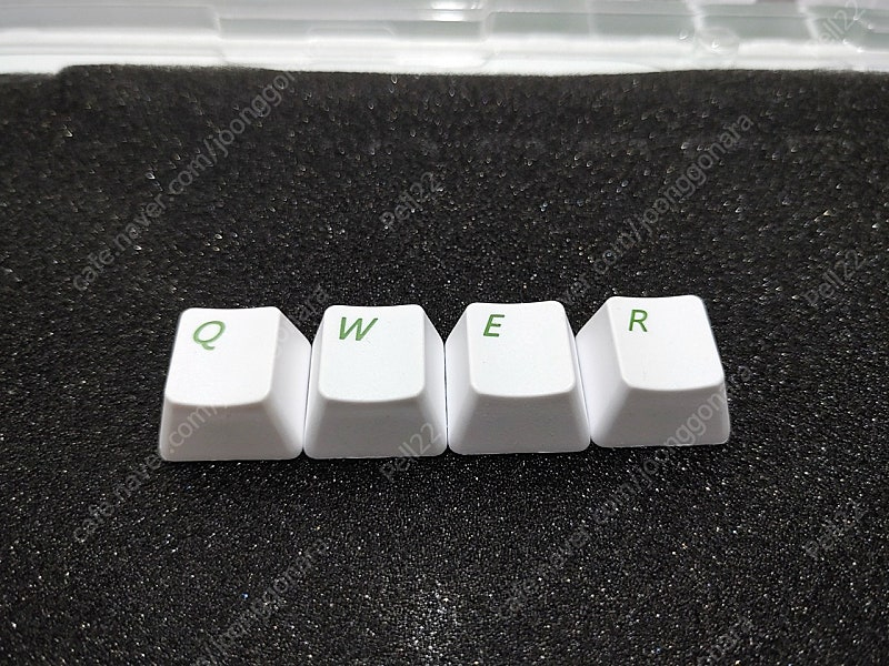 화이트그린 이중사출 키캡 판매합니다 이미지