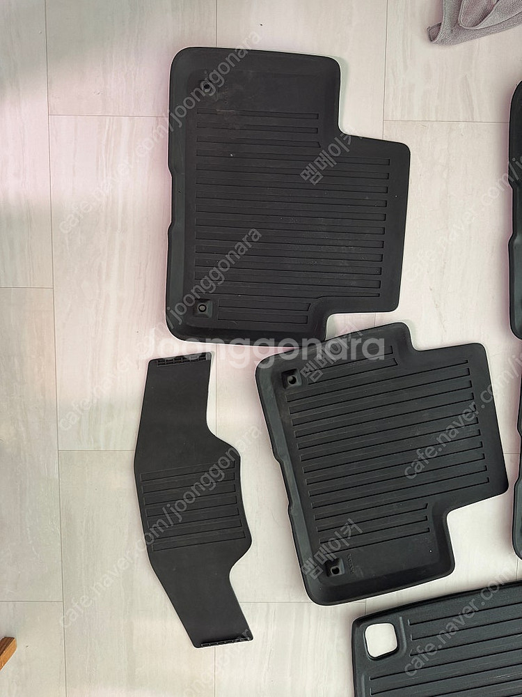 V60CC 정품 고무매트 + 고무트렁크매트--2