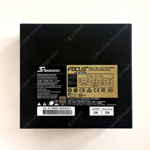 시소닉 포커스 850w 골드등급 파워서플라이