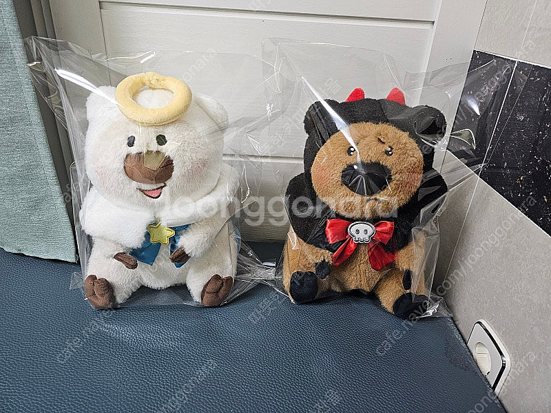 천사 코커인형 악마 코커짱 중형 인형 팔아요--3