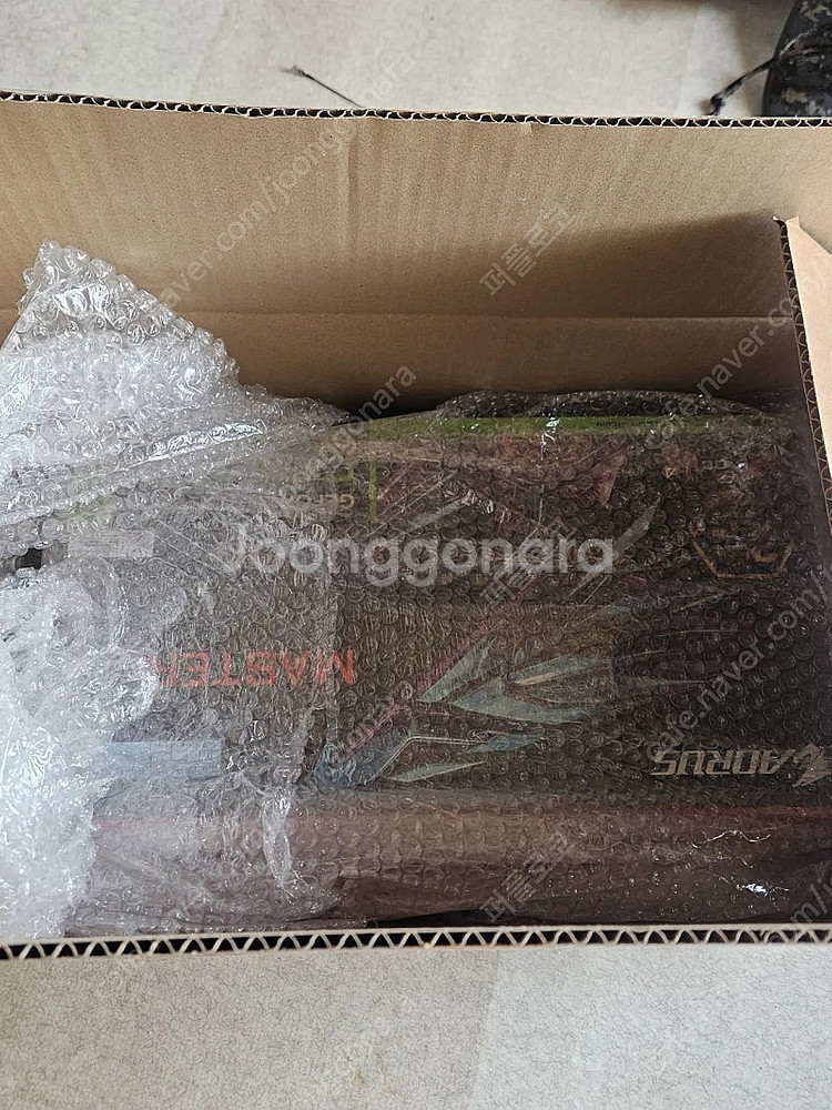 기가바이트 어로스마스터 RTX5080 블랙 미개봉 새제...--1