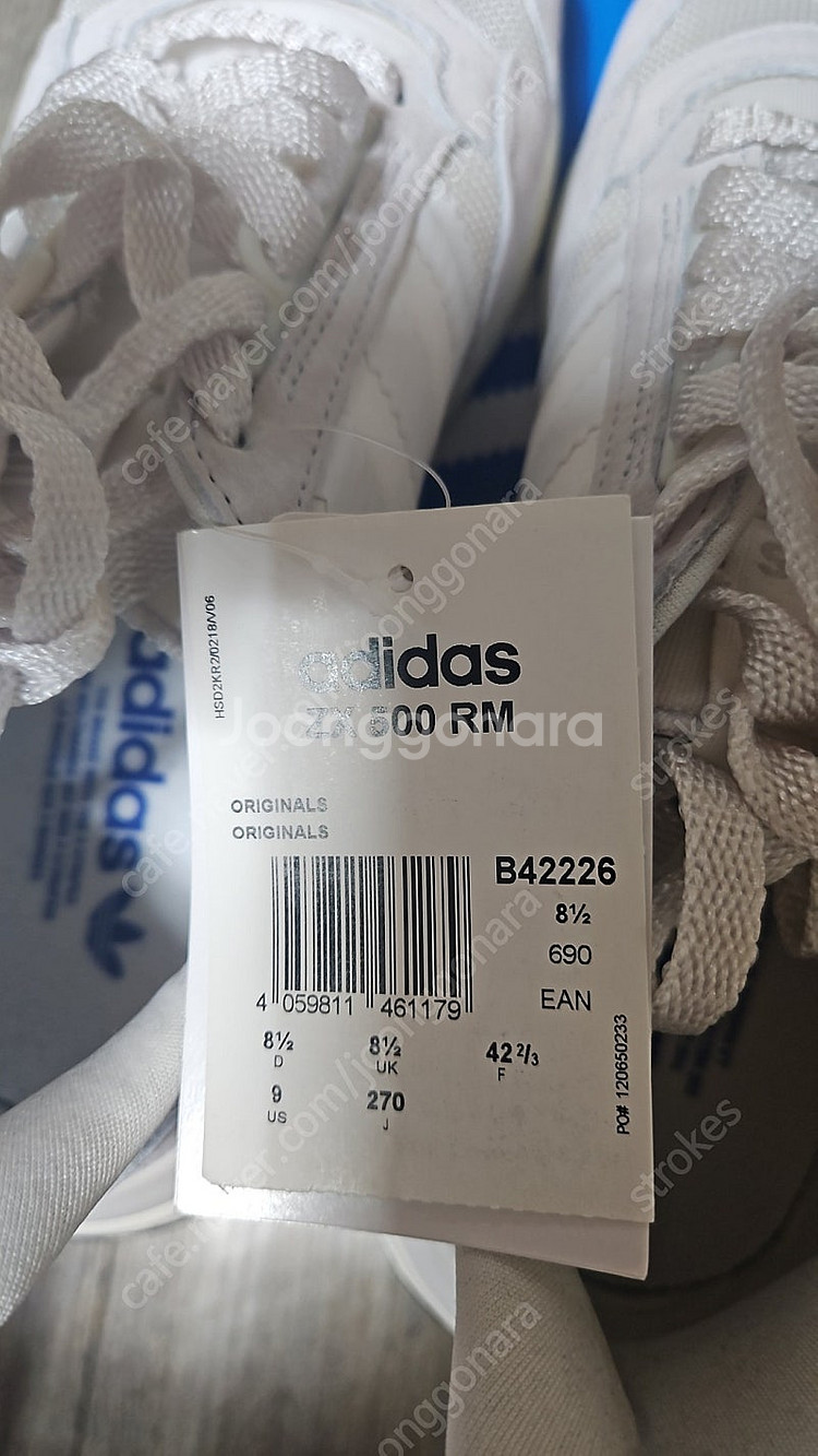 아디다스 ZX 500 RM 270사이즈 팝니다.--8
