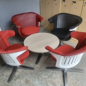 스틸케이스(Steelcase lounge) 의자 세트