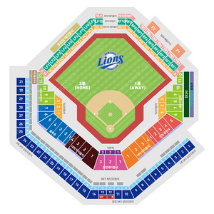 5/28일,29일 삼성 vs 롯데 3루SKY상단지정석 2연석,4연석