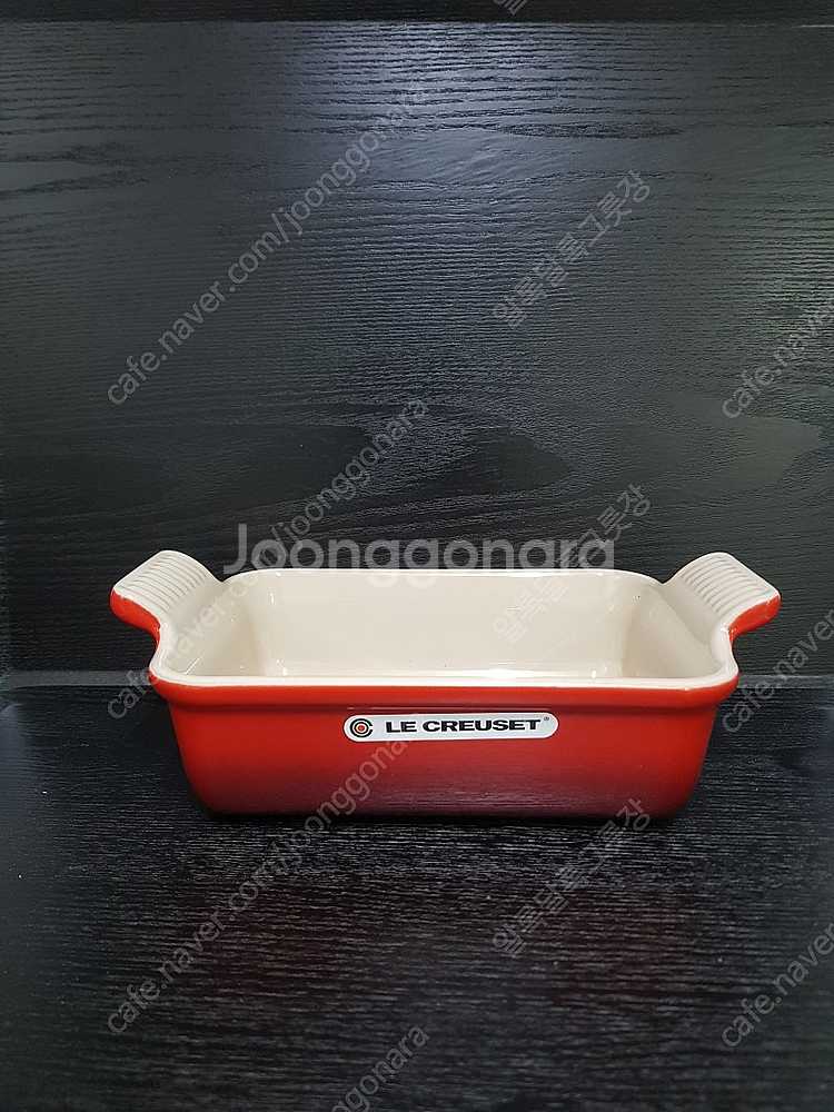 미개봉)르크루제 헤리티지 깊은사각19cm (빨강.주황)...--0