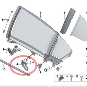 bmw f01 f02 뒷자리 옆유리용 블라인드 커텐 모터 좌 우