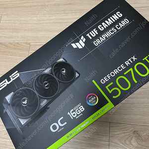 ASUS TUF GAMING RTX 5070ti 판매합니다