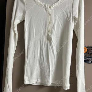 24SS 더바넷 ribbed henley 티셔츠 미착용 새상품