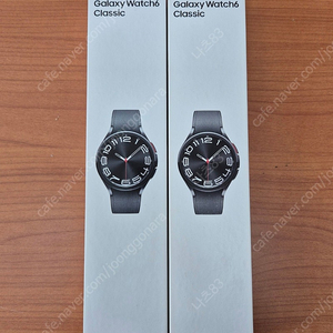 갤럭시 워치 6 클래식 43mm 블랙색상 미개봉 새제품 팔아요