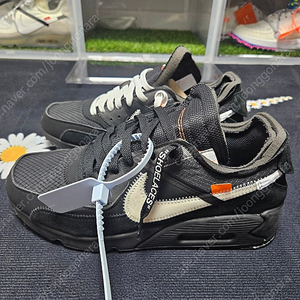 나이키 오프화이트 맥스90 V2 블랙 265mm