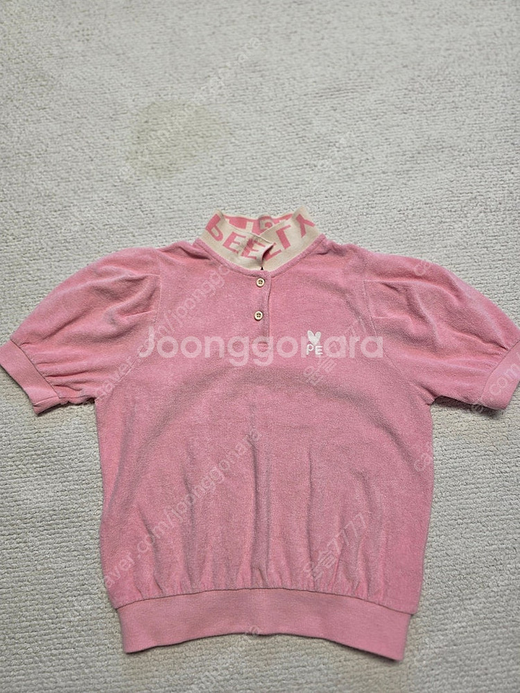 플라잉페페 테리레터링 맨투맨 스커트 세트--0