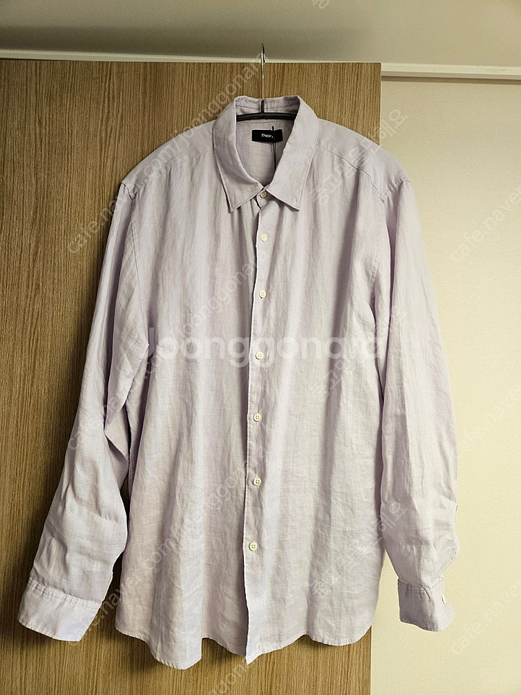 띠어리 / 23SS 린넨100셔츠 라벤더(연보라) xl--0