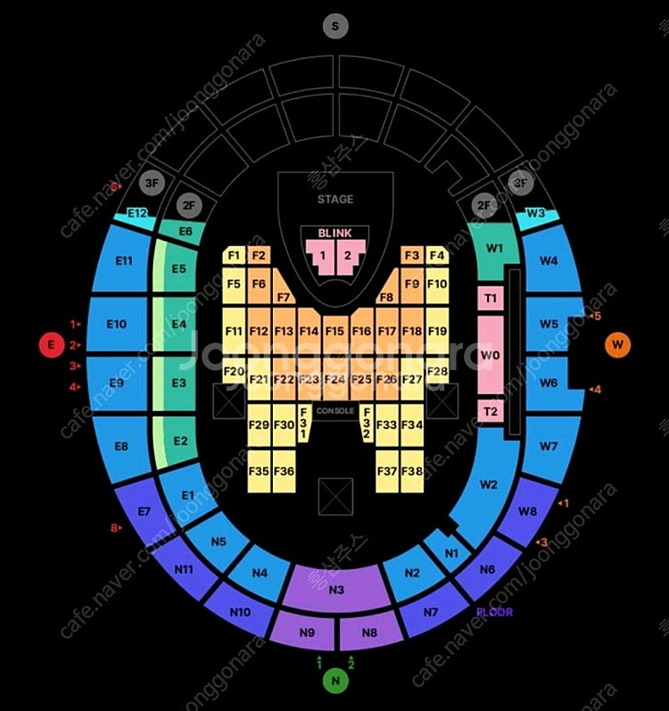 블랙핑크 7월6일 고양콘서트 E10구역 양도 합니다.--0