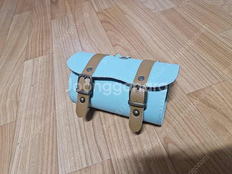 클래식 자전거 안장 가방 라운드형 (민트색)--0