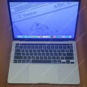 맥북프로 m1 13인치 8G SSD512G 61만