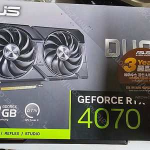 ASUS RTX 4070 DUAL EVO 팝니다