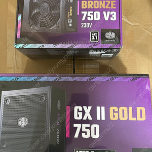 coolermaster GX 2 GOLD 750, CoolerMaster MWE BRONZE 750V3 파워 팝니다