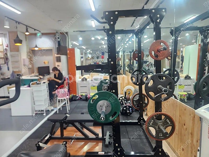 멀티렉 파워랙 천국에계단 덤벨셋트 고무블럭--3