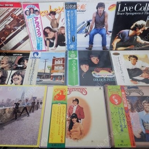 팝 LP 300장 일괄(레드제플린, 비틀즈, 블론디, 카펜터즈 등)