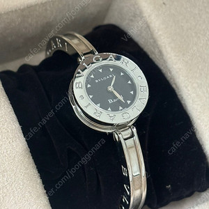 불가리 비제로원 뱅글시계 블랙판