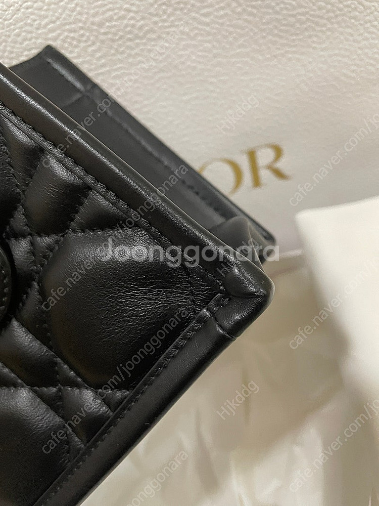 디올 북토트 레더 블랙 미니 풀박스 판매--6