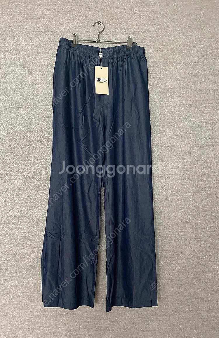 77사이즈 데님팬츠 2종 + 반팔 박스티 2종--3