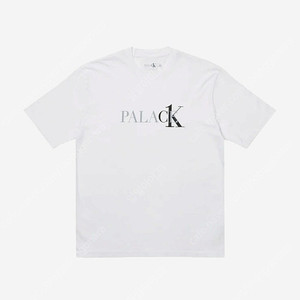 팔라스 CK1 티셔츠 클래식 화이트 L 새상품 캘빈클라인 켈빈클라인 palace ck