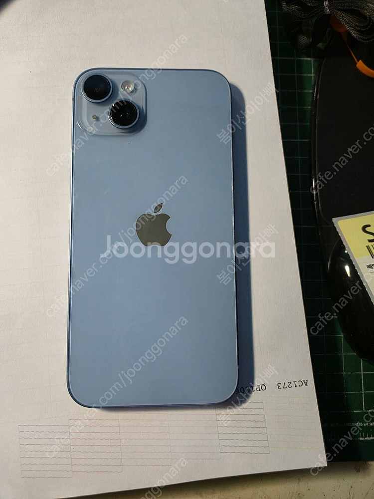 아이폰 14 플러스 블루 256GB 팝니다--7