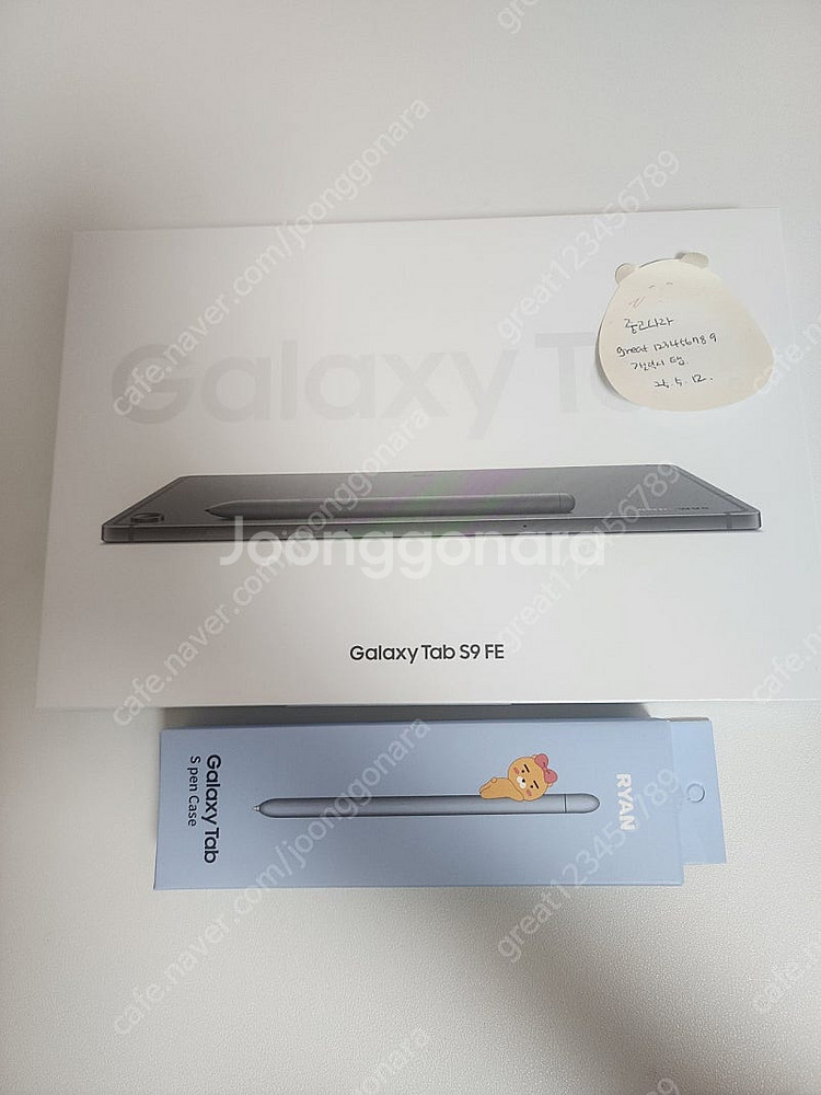 갤럭시탭 S9 FE WiFi전용 128GB, 그레이 +...--0