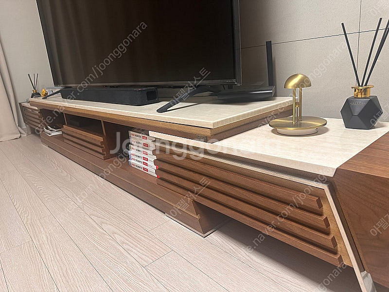 LG 86인치+본톤 거실장--1