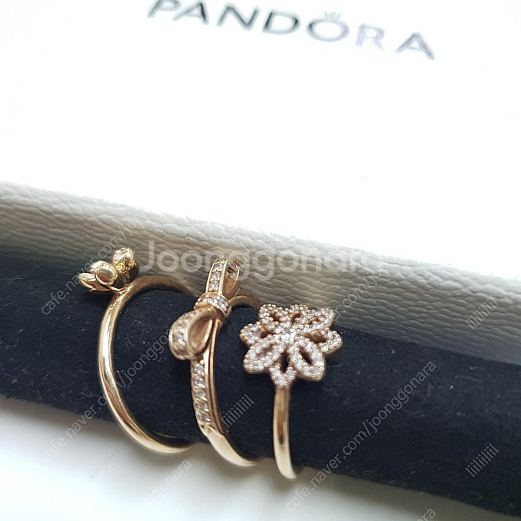 판도라 골드 반지--0