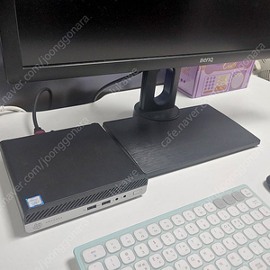 HP 초슬림 미니PC Prodesk 400 G5 mini i7-9700T, HP 전용 랙마운트, 수직 마운트