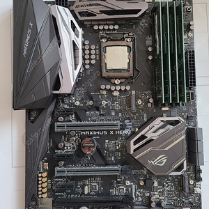 Z370 ROG 막시무스 X 히어로 + i7 8700K + 삼성 8기가 램 4개