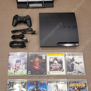 PS3 / 플레이스테이션3 슬림 120GB 및 게임시디 일괄으로 판매 (직거래) (택포)