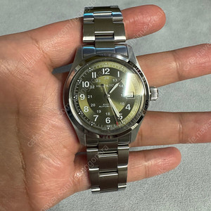 (최종) 해밀턴 신형 카키필드 오토 녹판(올리브) 38mm 판매