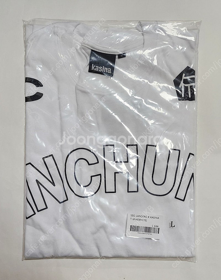 SSG랜더스X카시나 한정판 인천군 반팔티셔츠L, XL ...--0