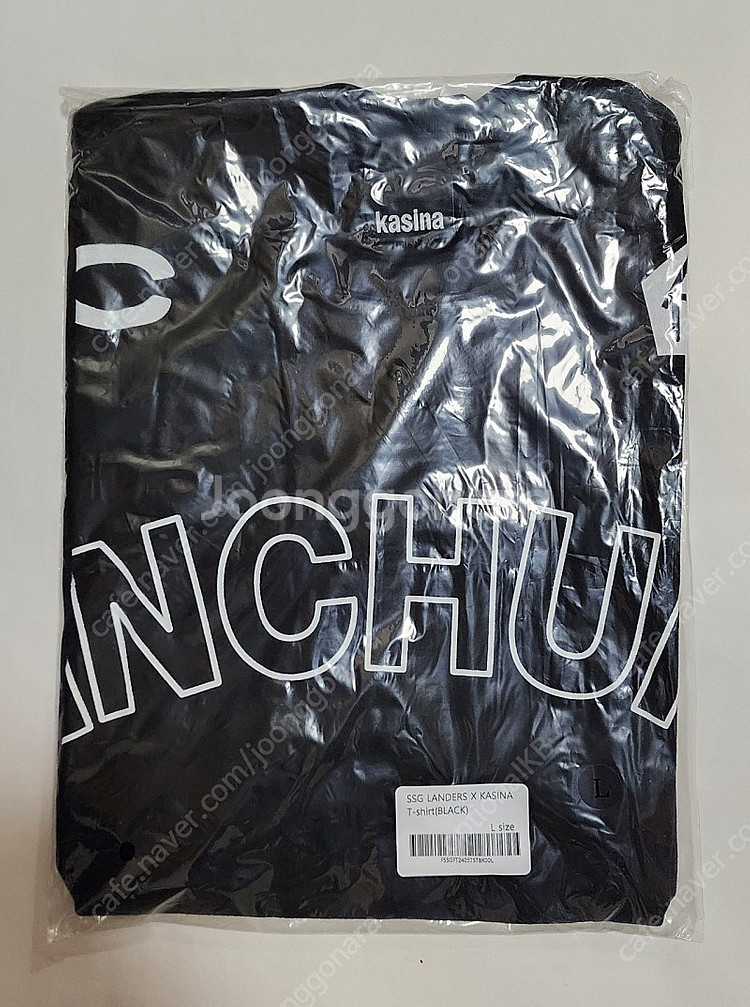 SSG랜더스X카시나 한정판 인천군 반팔티셔츠L, XL ...--1