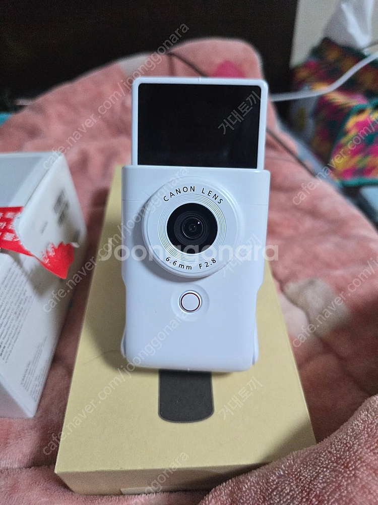 캐논 파워샷 PowerShot V10 액션캠 화이트, 헥스몬 보조배터리 세트(미개봉)--0