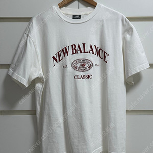 뉴발란스 티셔츠 (NBNEE21113), 아이보리, 100사이즈