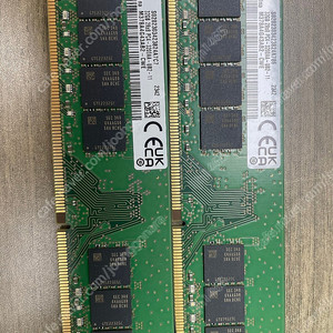 삼성전자 메모리 RAM DDR4-3200Mhz 25600 32GB x 2 (64GB)