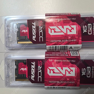 ddr5 16gb 5600mhz 노트북용 2개 미개봉 팔아요
