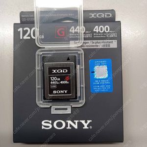 소니 XQD 120GB 120기가 메모리 카드