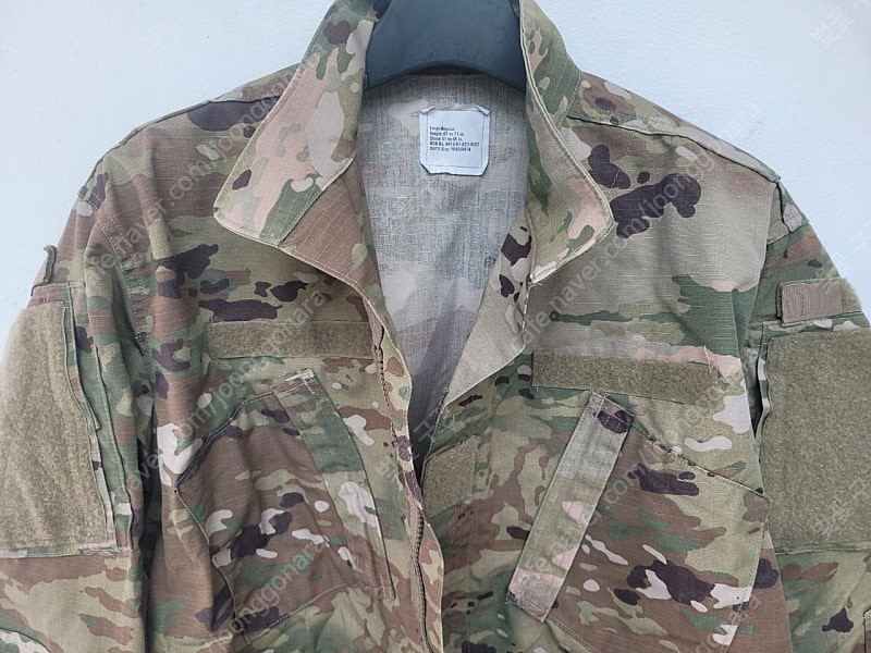 미군 전투복 상의 신동품급 멀티캠 이미지