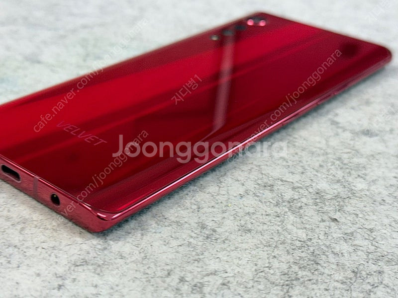 LG 벨벳 레드 128G 무잔상 무기스 미파손 상태좋은...--5