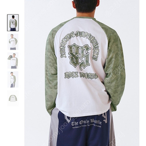 에이치덱스 정품 [오프라인 단독상품] 카모 매쉬 래글런 롱 슬리브 (White) m or xl